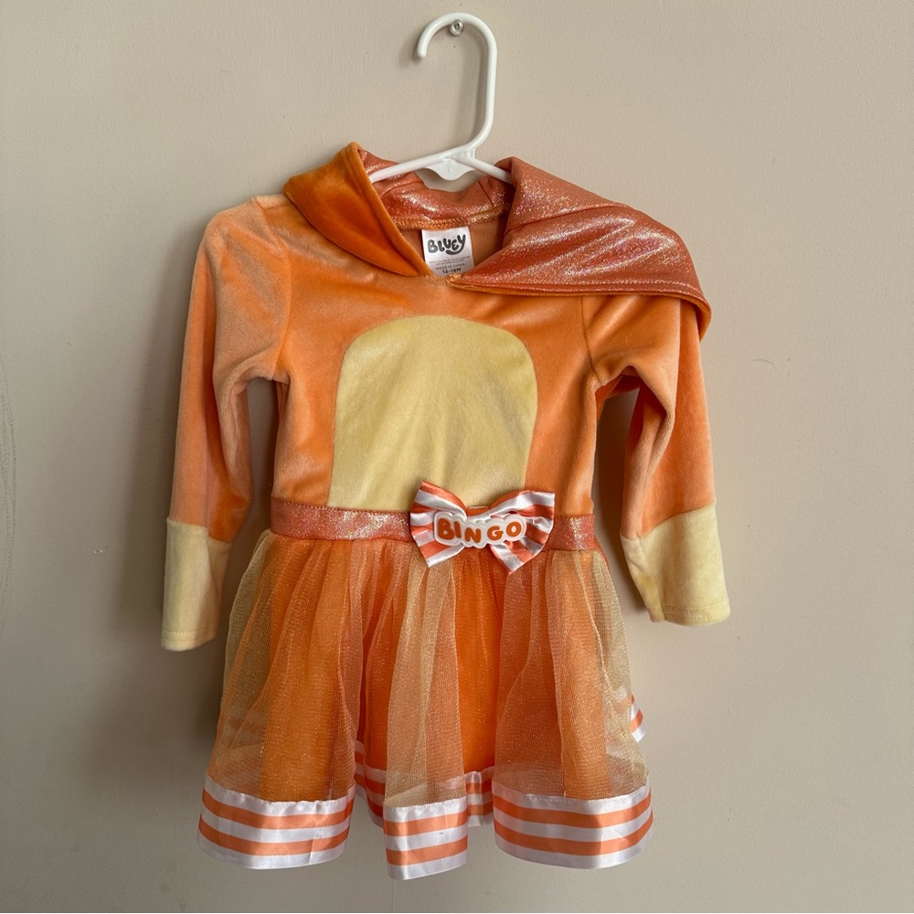 Blugy Orange & Cream "Bingo" Kids Halloween Costume Dress